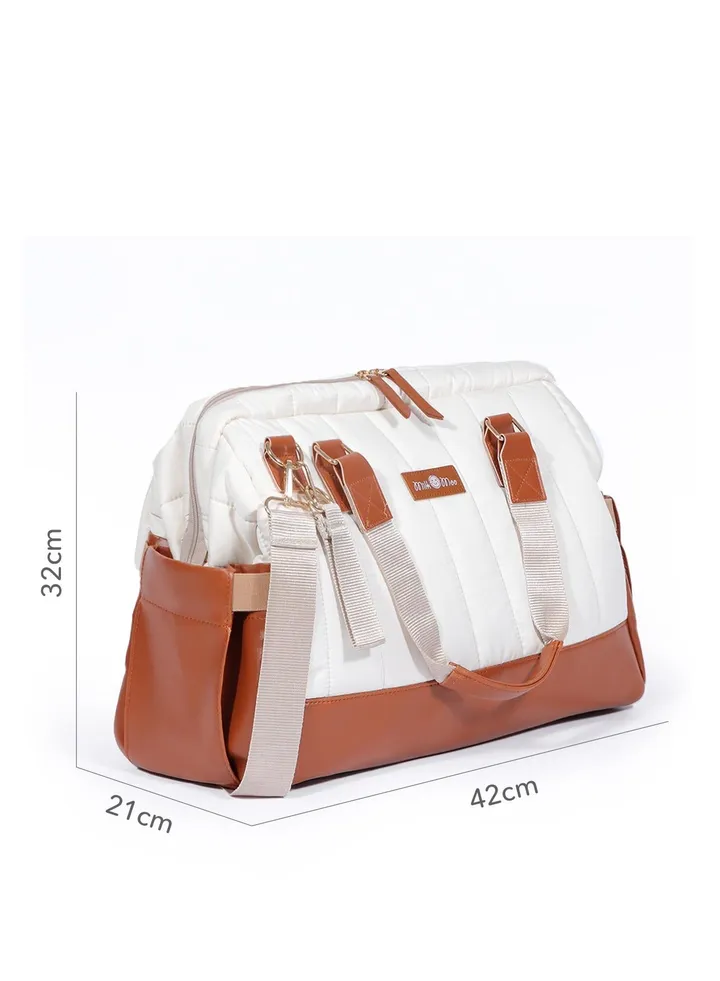 Milk&Moo Diaper Bag Brown and Beige