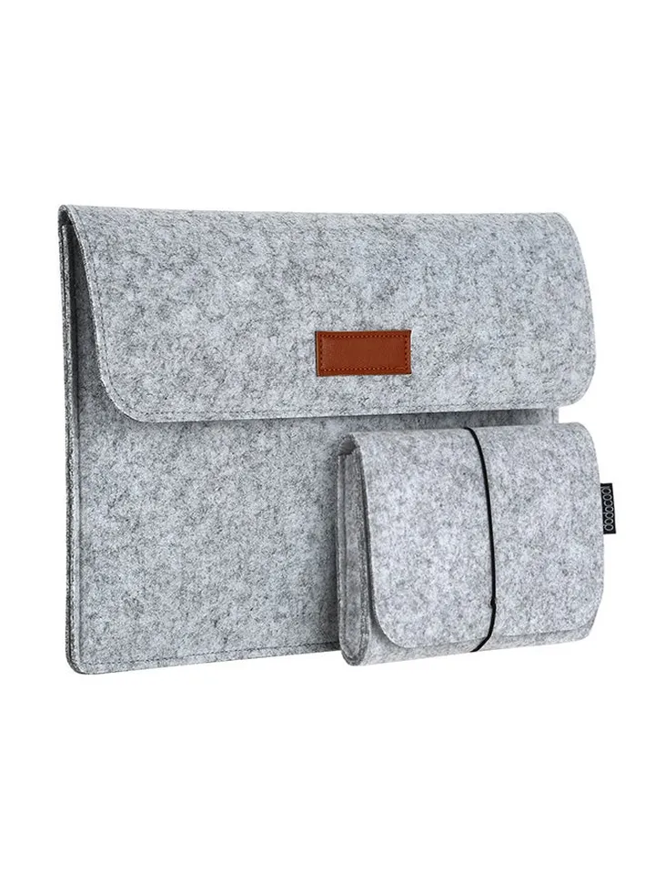 Laptop Felt Sleeve Light Grey