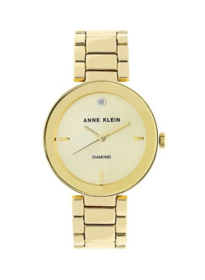 women AK-1362CHGB Water Resistant Analog Watch