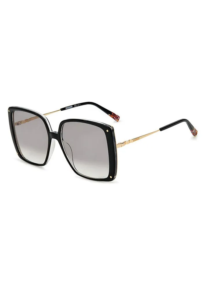 Women's UV Protection Square Sunglasses - Mis 0002/S Black 58 - Lens Size 58 Mm