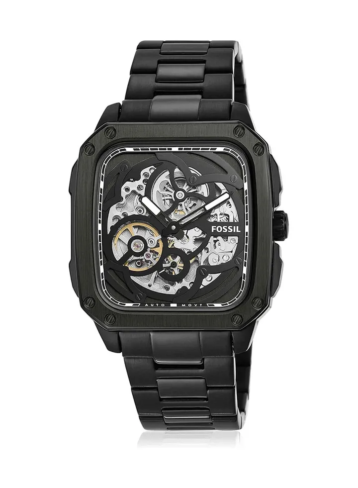 Men's Analog Square Shape Stainless Steel Wrist Watch ME3203 - 42 Mm