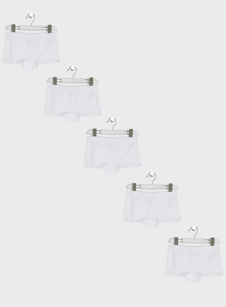 Girls 5 pack essential Hipsters