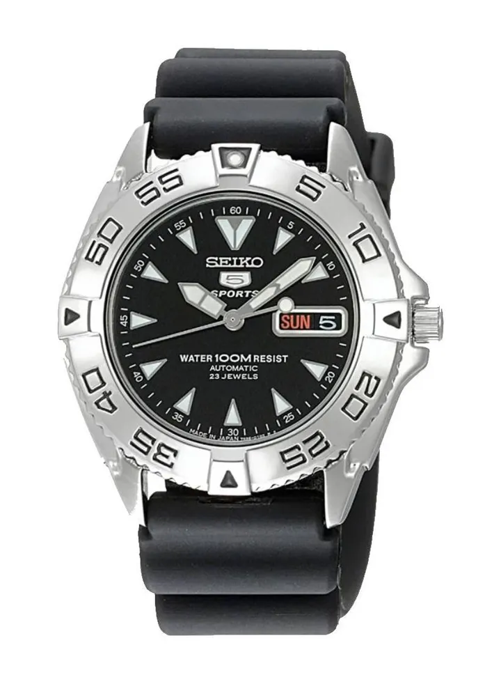 5 Sports SNZB33J2 Automatic Silicone Strap Men's Watch