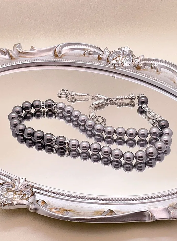 33 Natural Mother Of Pearl Prayer Beads/Tasbih/10cm