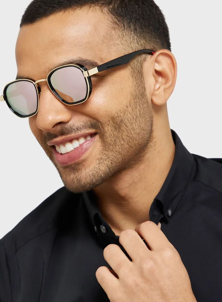 Polarized Clubmaster Sunglasses
