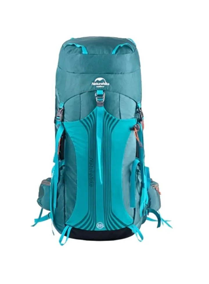 55L Hiking Backpack - Blue