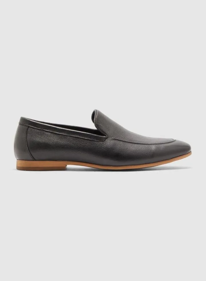 Faux Suede Chukka Loafer Black