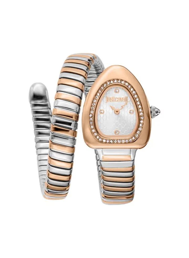 Women Two tone Stainless Steel Straps Analogue Quartz Watch JC1L249M0065