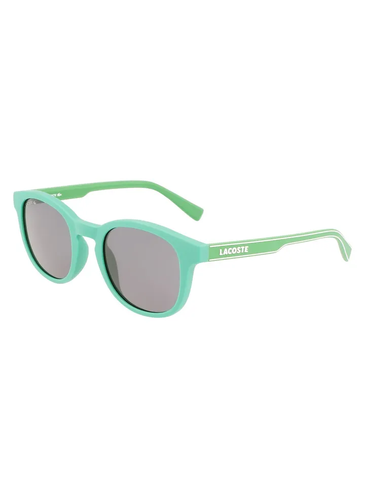Full Rim Bio Injected Round Lacoste Suns L3644S 4821 (315) Matte Green