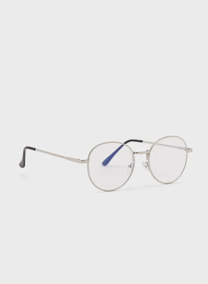 Anti Blue Lens Laptop Optic Round Glasses