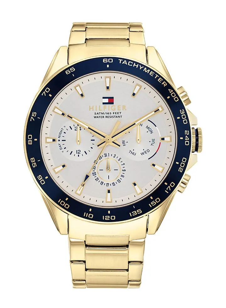 Men's Owen Silver White Dial Watch - 1791969