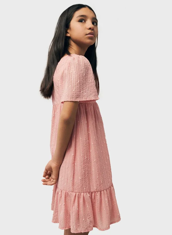 Kids Ruffle Detail Dress