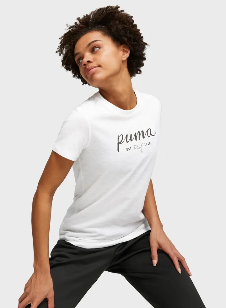 Graphic Script T-Shirt