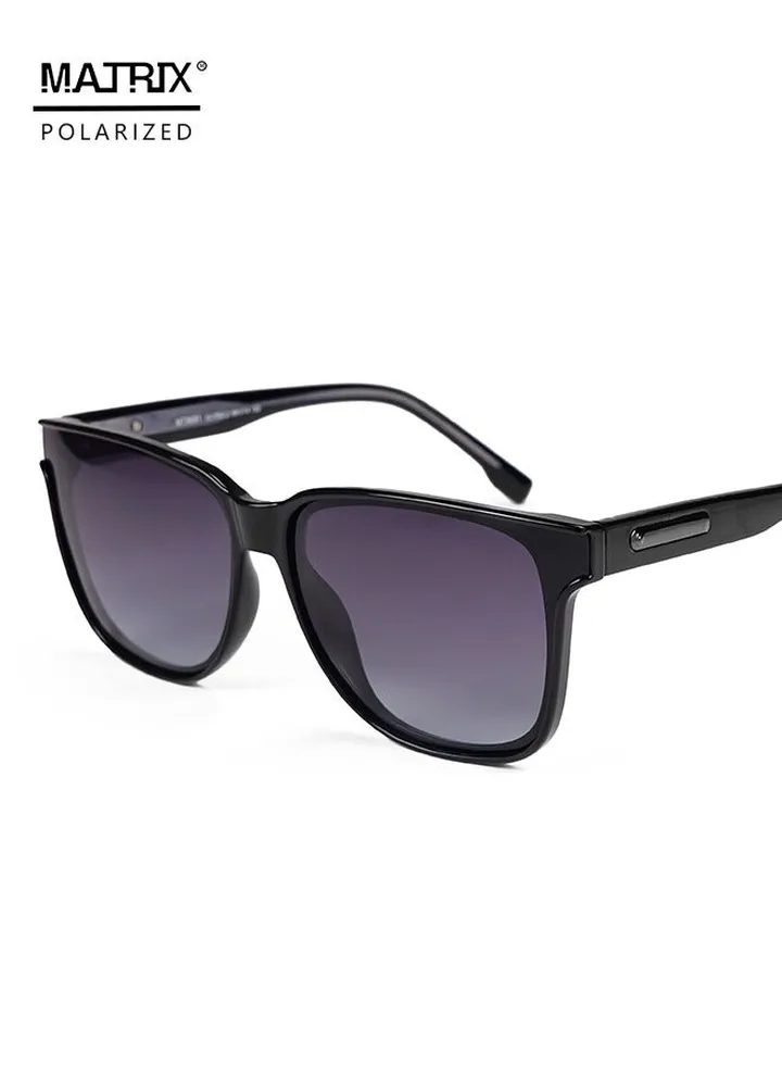 MATRIX high-end fashion men's sunglasses, women's polarized anti-UV square driving and fishing sunglasses