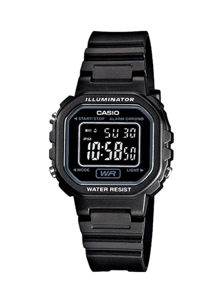 Women's Youth Digital Watch LA-20WH-1BDF - 30 mm - Black