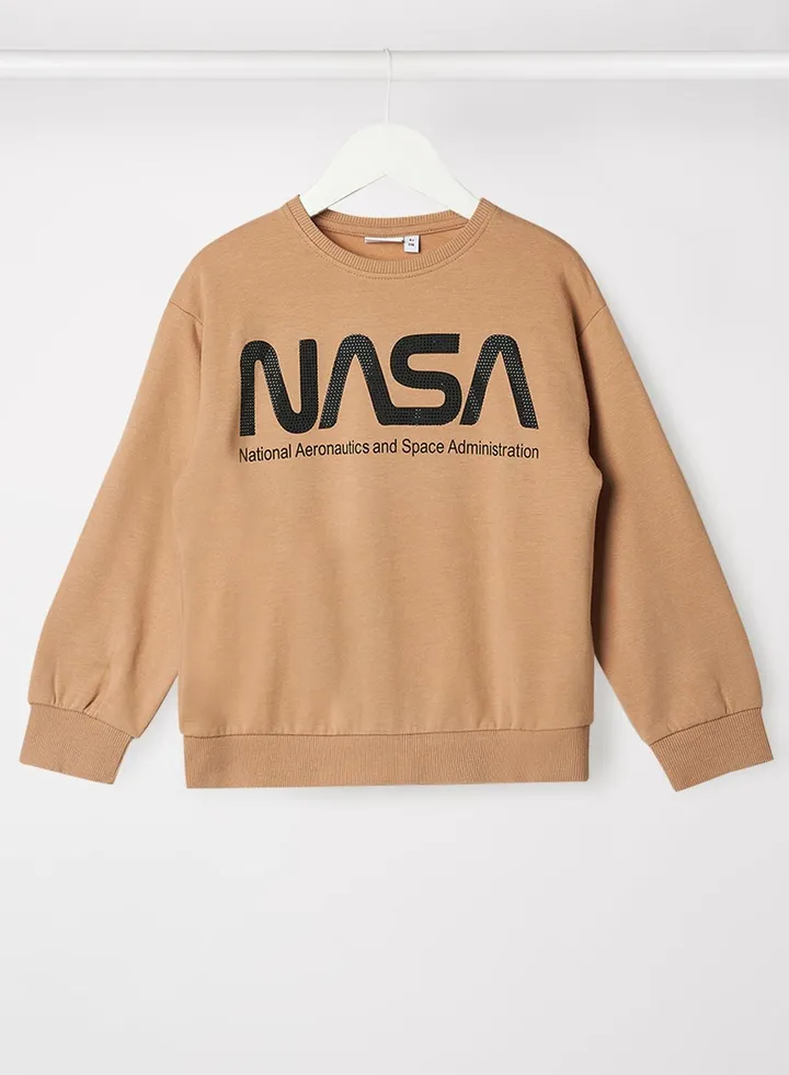 Kids Nasa Long Sleeve Sweatshirt