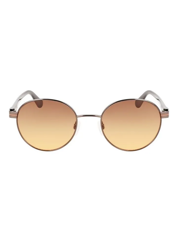 Full Rim Metal Round Sunglasses CKJ22203S 5320 (016) Dark Ruthenium