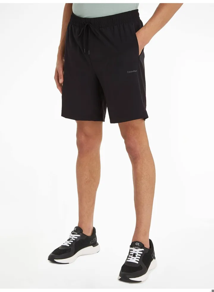 Men's Relaxed Gym Shorts, Black