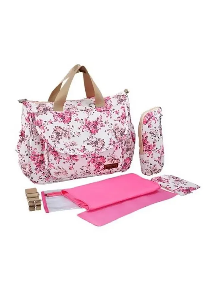 Floral Printed Diaper Bag