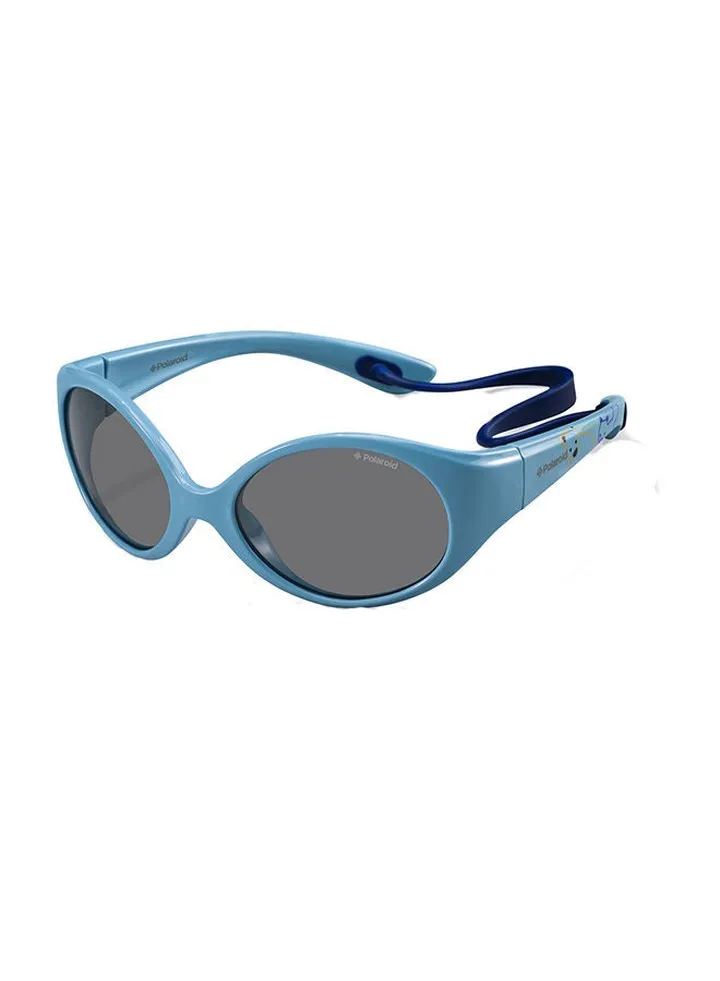 Kids Unisex UV Protection Oval Sunglasses - Pld 8010/S Azure 47 - Lens Size 47 Mm