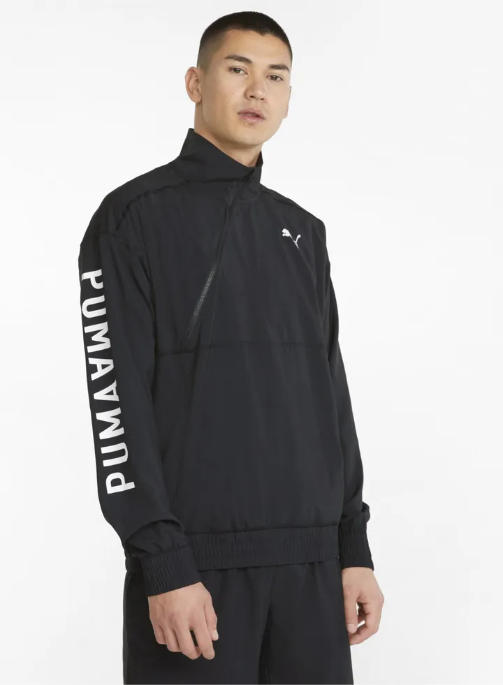 Logo Mens 1/2 Zip Training Jacket