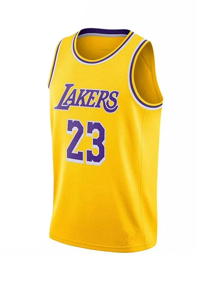 NBA Star Jersey T-Shirt Yellow