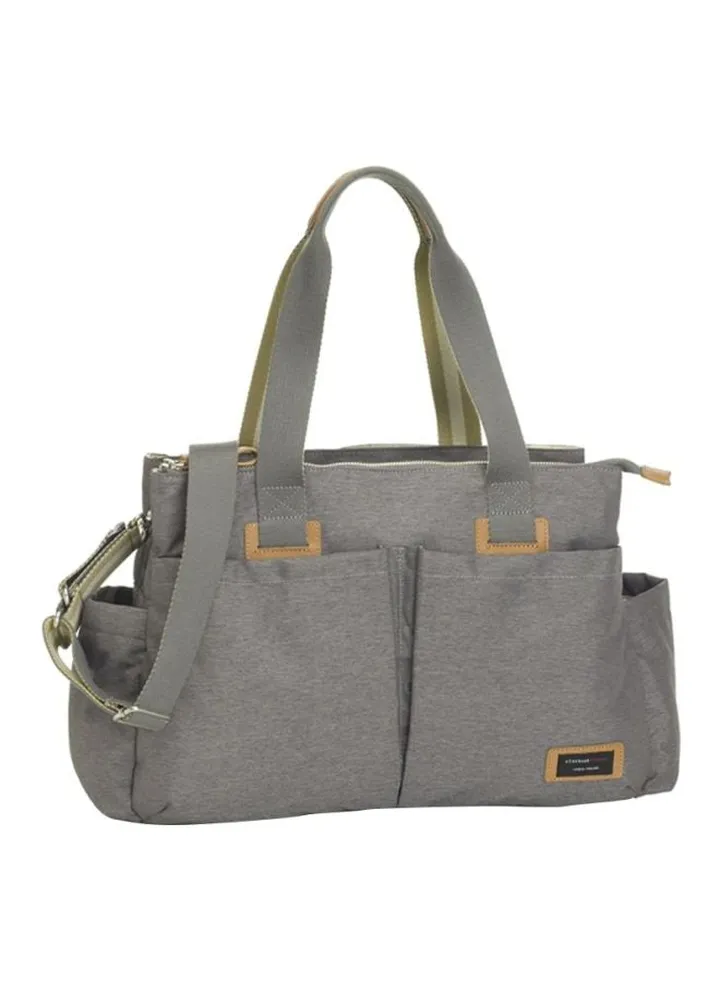 Travel Shoulder Polyester Bag - Grey