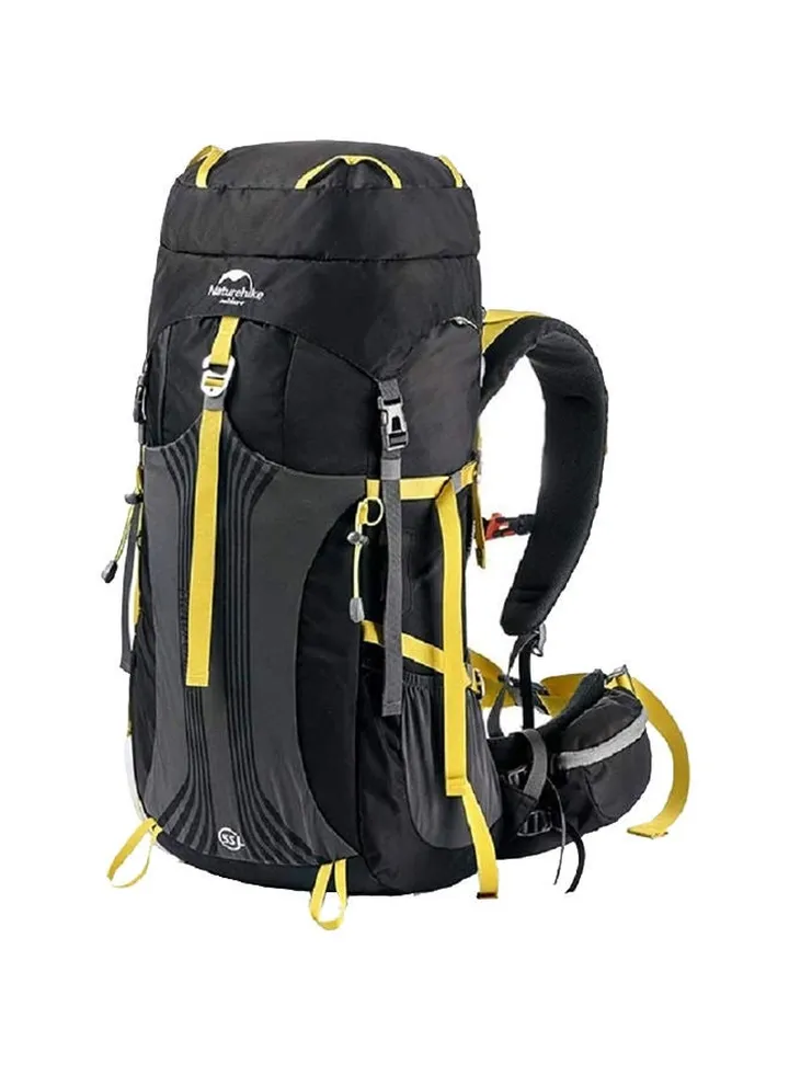 65L Hiking Backpack Black