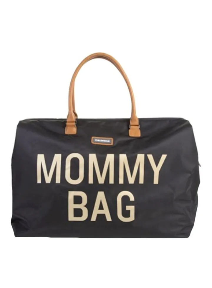 Big Mommy Printed Bag - Black