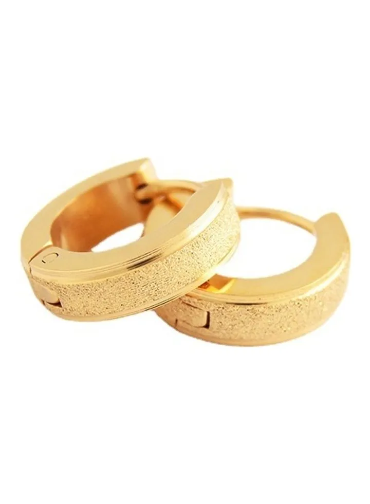 Stainless Steel Frosted Earing