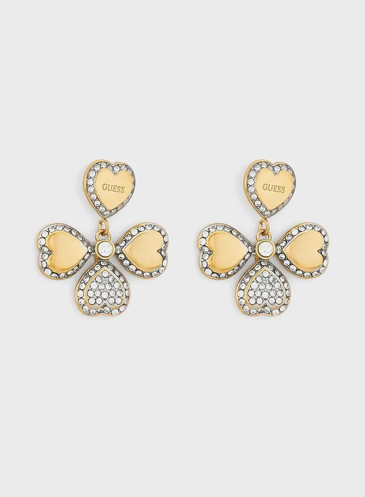 Fine Heart Stud Earrings