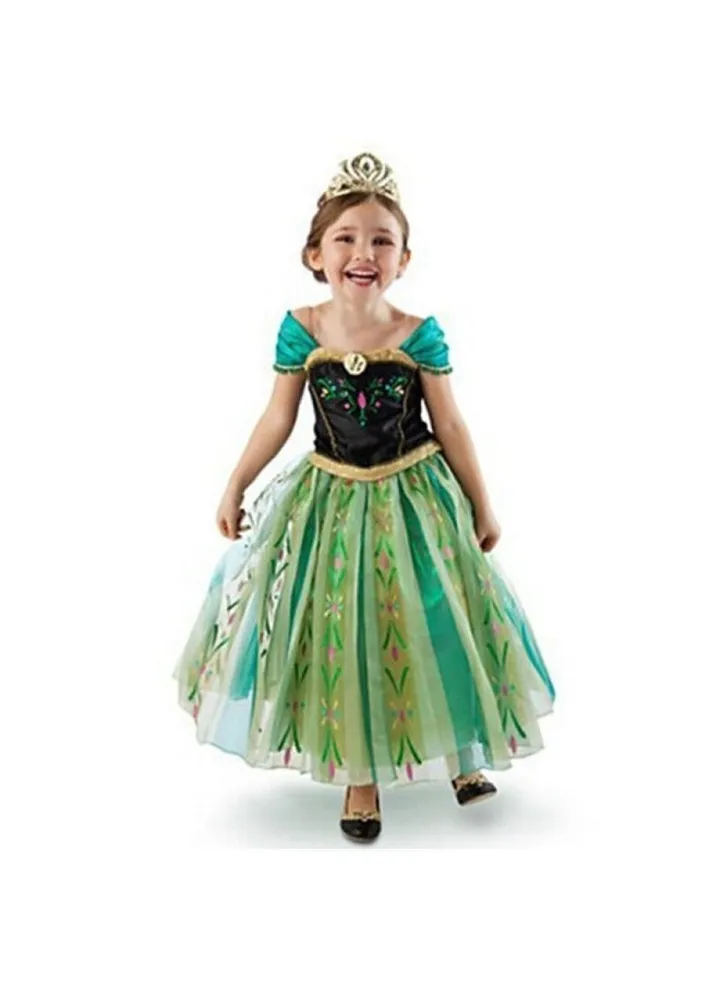 Frozen Elsa Anna Maxi Girls Green