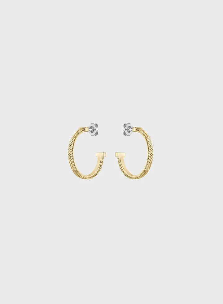 Stainless Steel Huggies Earrings