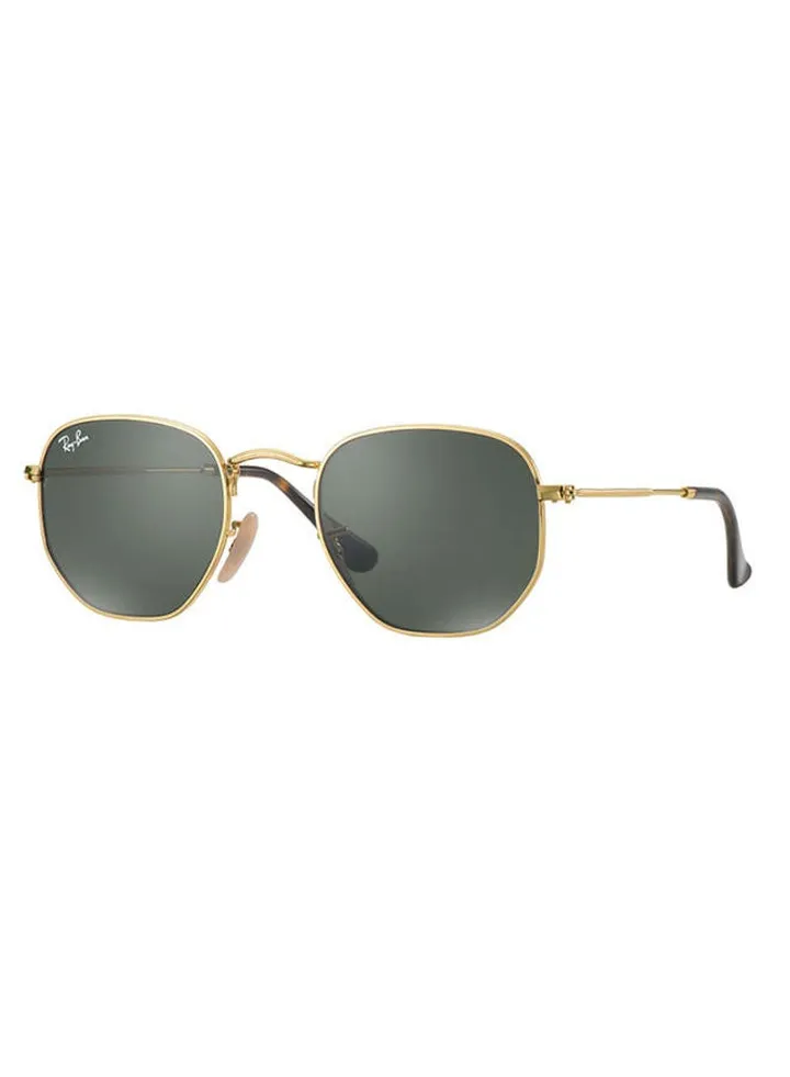 Men's Full Rim Hexagon Sunglasses - RB3548N 001 - Lens Size: 54 mm - Gold