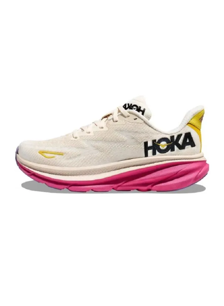 【School season】Outdoor Running Sneakers Beige/Pink/Yellow