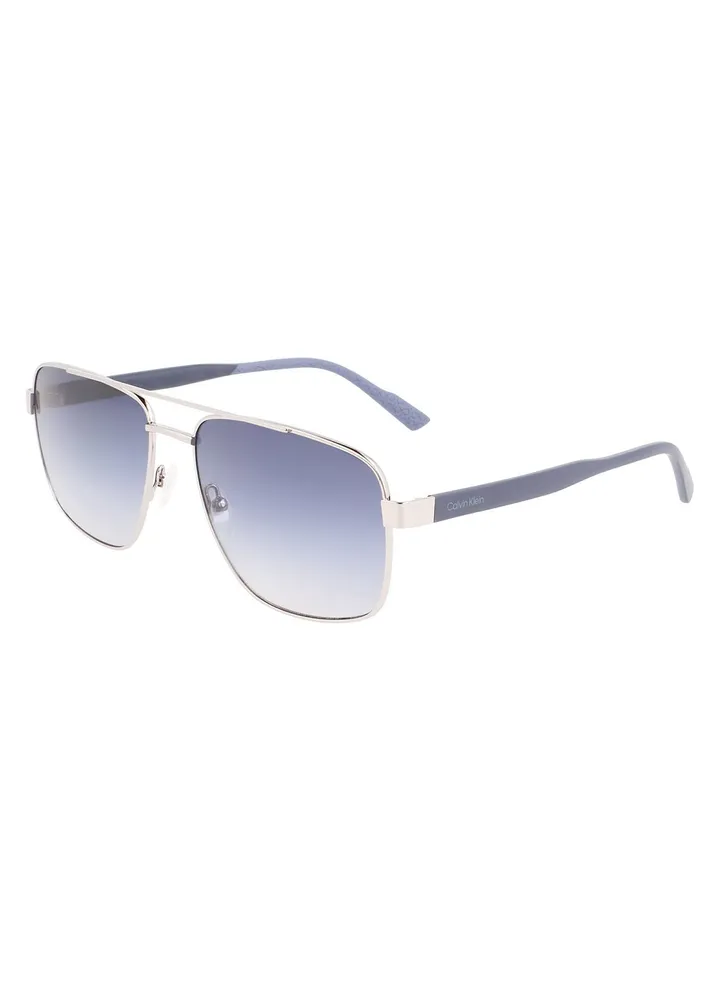 Full Rim Metal Navigator Calvin Klein Sun Ck22114S 6017 (438) Blue