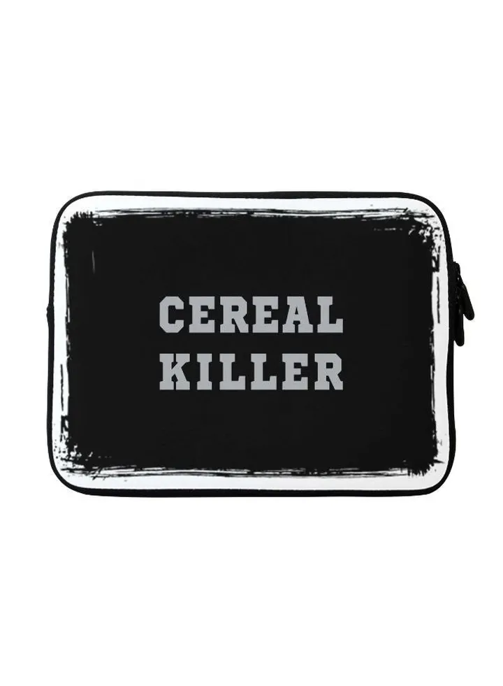 Cereal Killer Printed Sleeve For Apple MacBook 15 inch Black/Grey/White