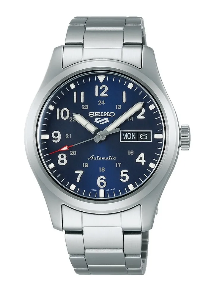 5 Sports Automatic Blue Dial Stainless Steel Men's Watch SRPG29K1