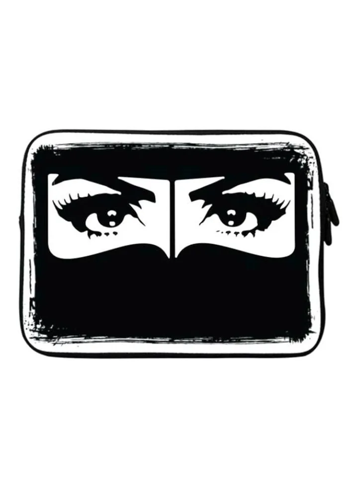 Premium Designer Sleeve With Strap For 15-Inch Laptop Naqabi Eyes