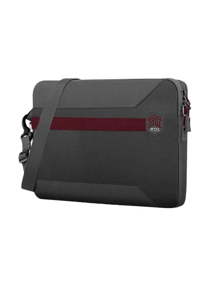Protective Sleeve For 15-Inch Laptop Grey/Red