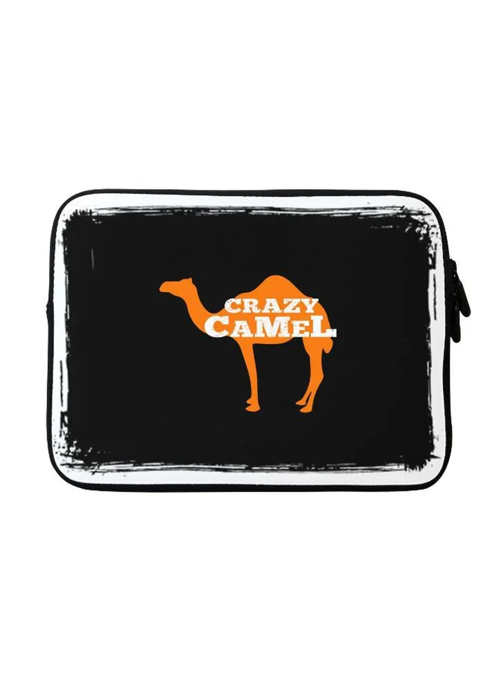 Crazy Camel Printed Sleeve For Apple MacBook 15 inch Black/White/Orange