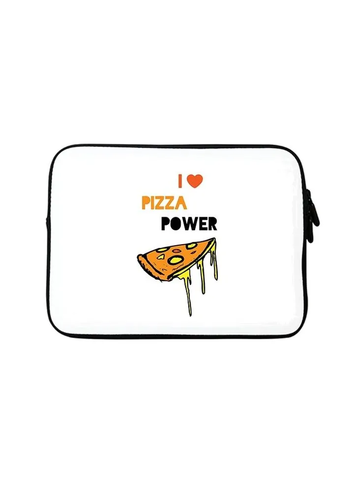 Premium Designer Sleeve With Strap For 15 Inch Laptops I Love Pizza