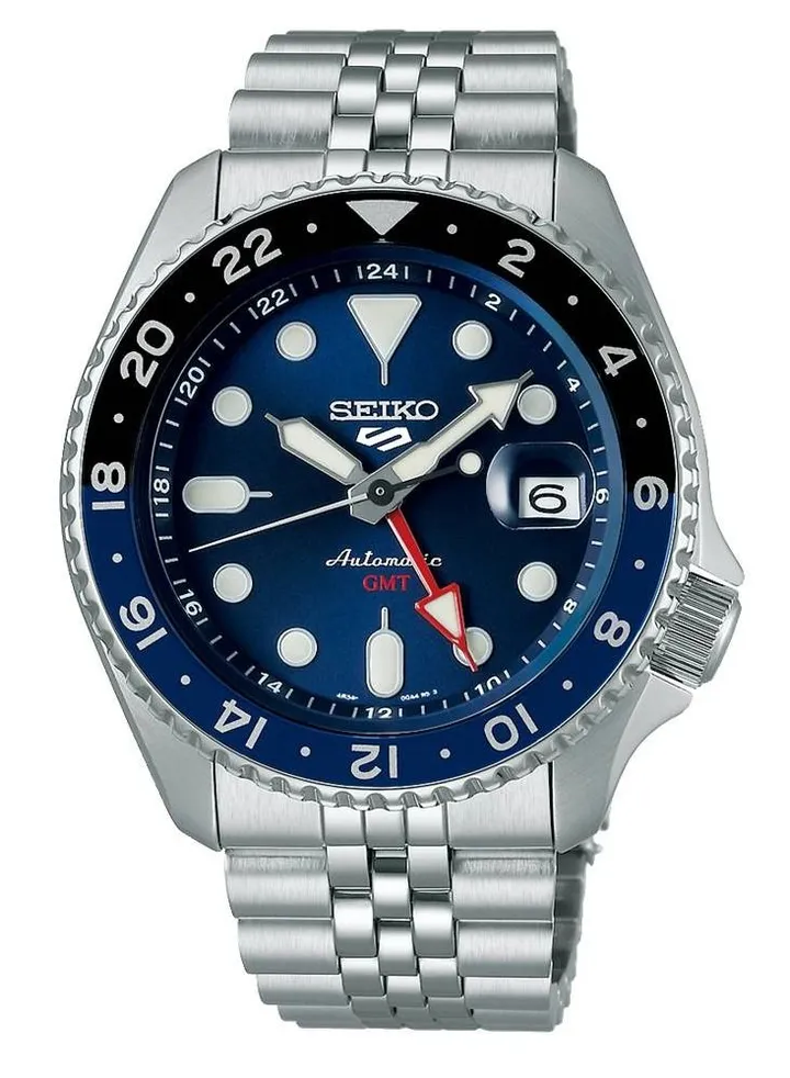 GMT Water Resistant Jubilee Stainless Steel Watch SSK003K1