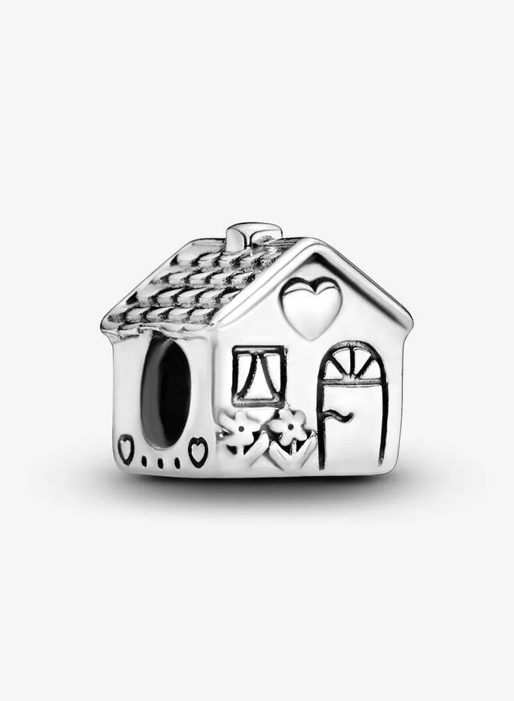 Pandora Family Home Silver Charm for Pandora Moments Women's Bracelet 791267
