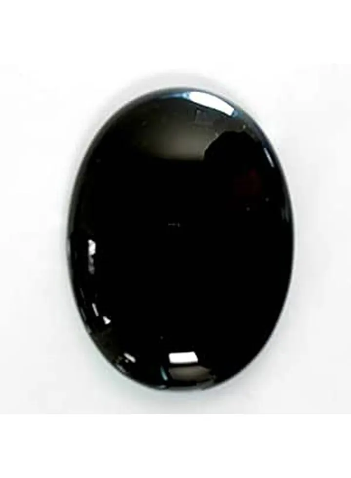 Oval Shape Black agate