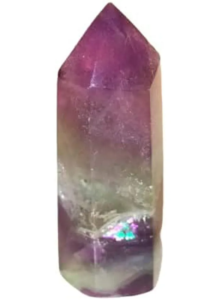 Collectors Decoration Healing Natural Fluorite Tower Crystal