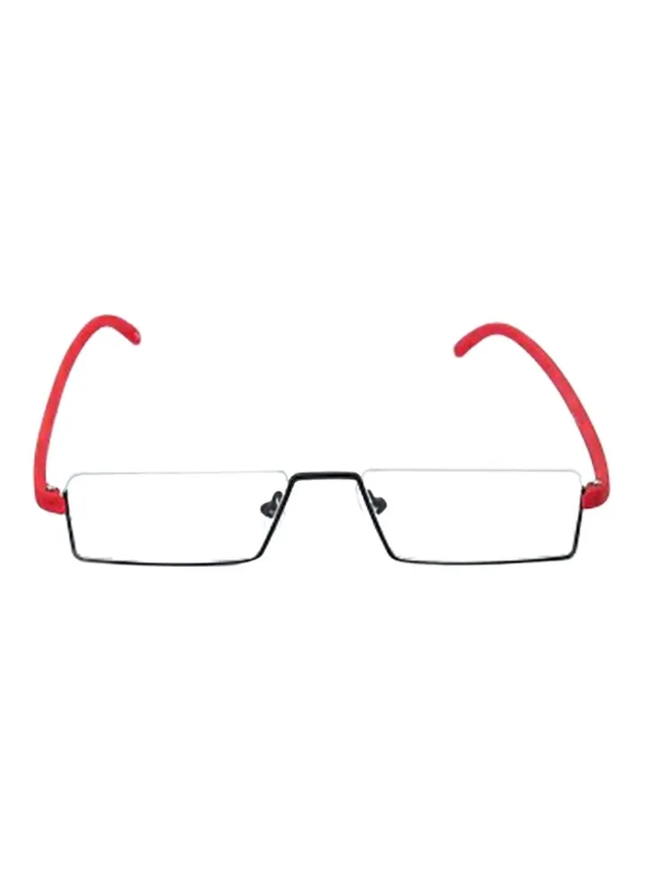 unisex Semi-Rimless Reading Glasses Power +1.00
