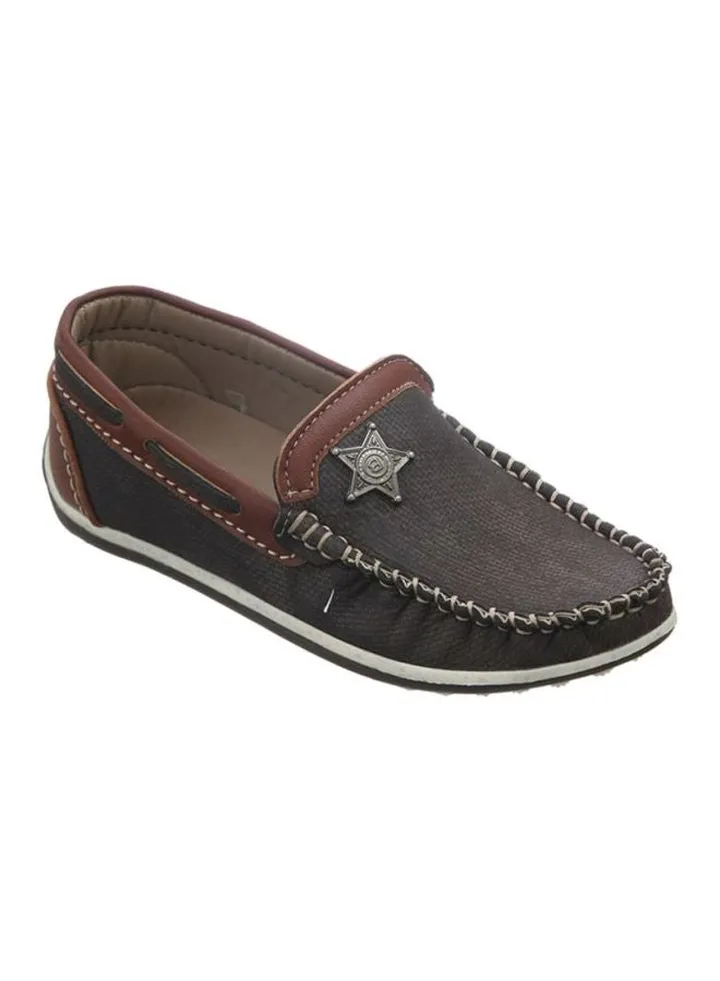 Casual Slip On Loafers Brown
