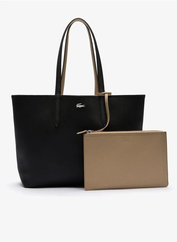 Lacoste Women's Anna Reversible Bicolour Tote Bag, NF2142AA Shopping Bag for Women