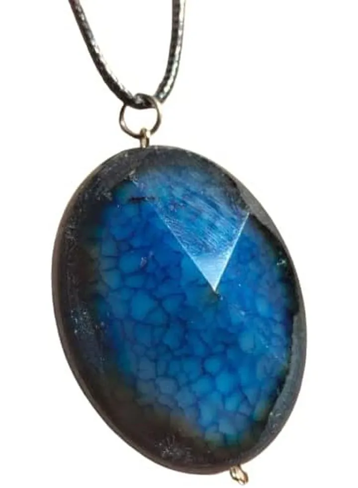 Handmade Agate Gemstone Healing Pendant